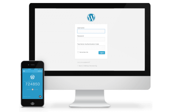 wordpress two factor authentication