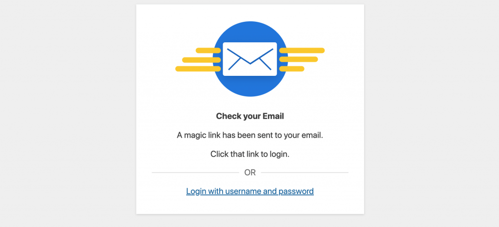 Passwordless Login Check Email