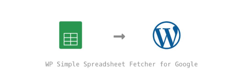 WP Simple Spreadsheet Fetcher for Google Logo