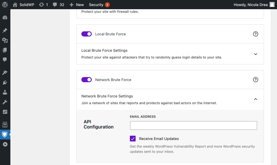 Network Brute Force Protection