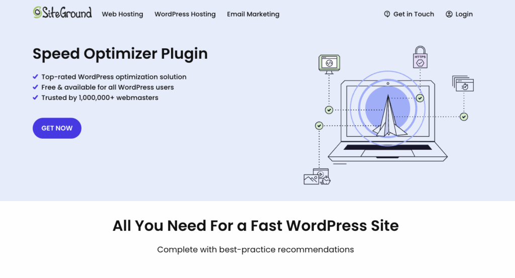 Speed Optimizer by Site Ground